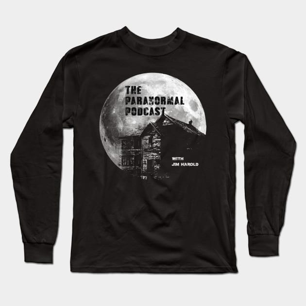 Haunted House Long Sleeve T-Shirt by Jim Harold's Classic Merch Store